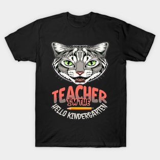 I'm The Teacher Hello Kindergarten, Back to School, Happy Teacher Day Gift, Teacher Appreciation, Teach,Teacher Gift, Back To School Gift T-Shirt